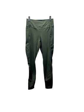 All In Motion Green Leggings Green Stretch Hi-Rise Pull-On Activewear Sz M
